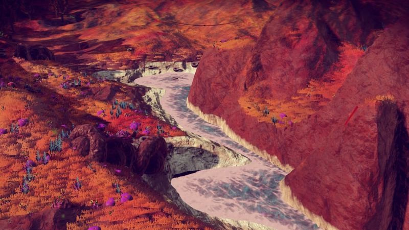 A planet where it was autumn forever.